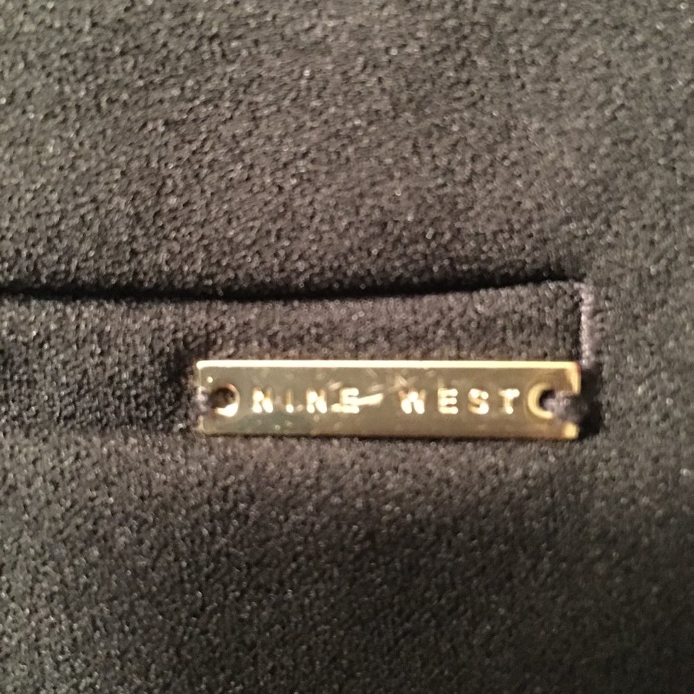 NINE WEST One Pleat Wide Leg Trousers  |  Size 10 - Picture 10 of 12